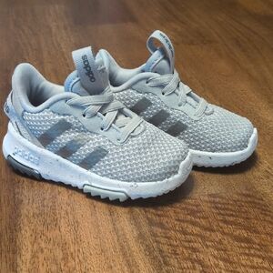 Adidas Kids Light Gray Sneakers